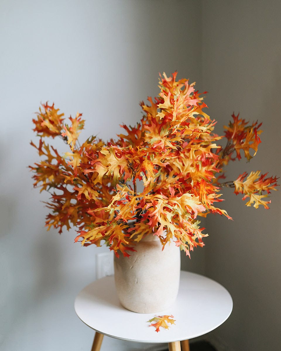 Prestige Botanicals Artificial Butterfly hydrangeas in a tin vase